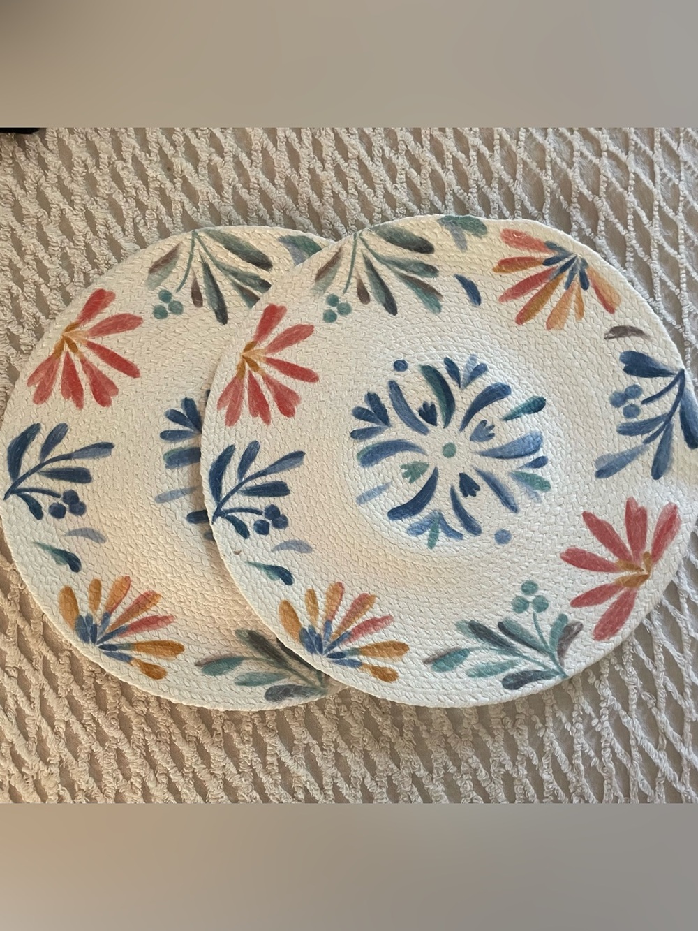 Food Network Colorful Woven Placemats (set of 2)